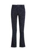 DREW CROPPED FLARE PANT - BLACK