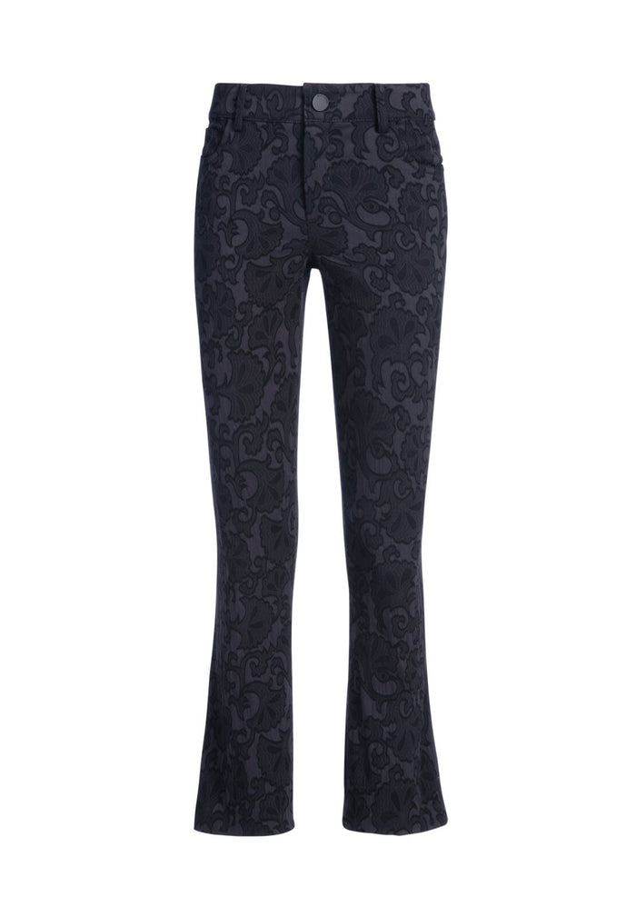 DREW CROPPED FLARE PANT - BLACK