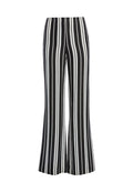 DYLAN HIGH WAIST WIDE LEG PANT - BLACK/WHITE