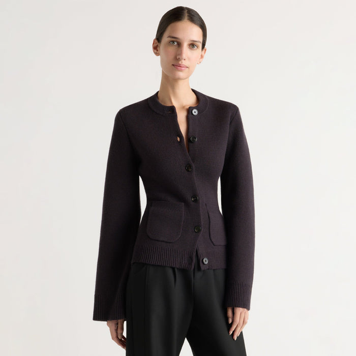 Karolina | Eames Organic Cotton-Wool Cardigan in Size Extra Small