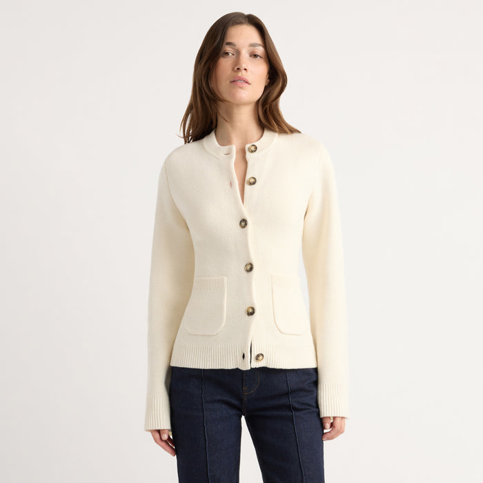Eames Organic Cotton-Wool Cardigan