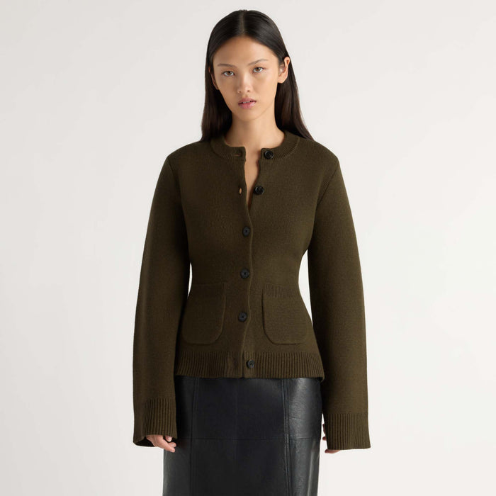Eames Organic Cotton-Wool Cardigan