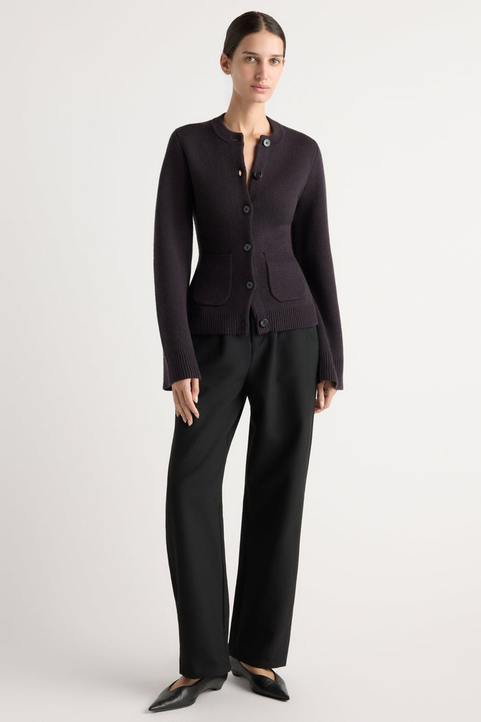 Karolina | Eames Organic Cotton-Wool Cardigan in Size Extra Small
