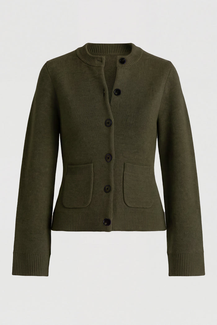 May-Li | Eames Organic Cotton-Wool Cardigan in Size Small -  Flat
