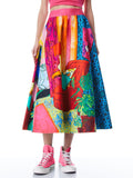 EARLA HIGH WAISTED MIDI SKIRT - THE PARLOUR
