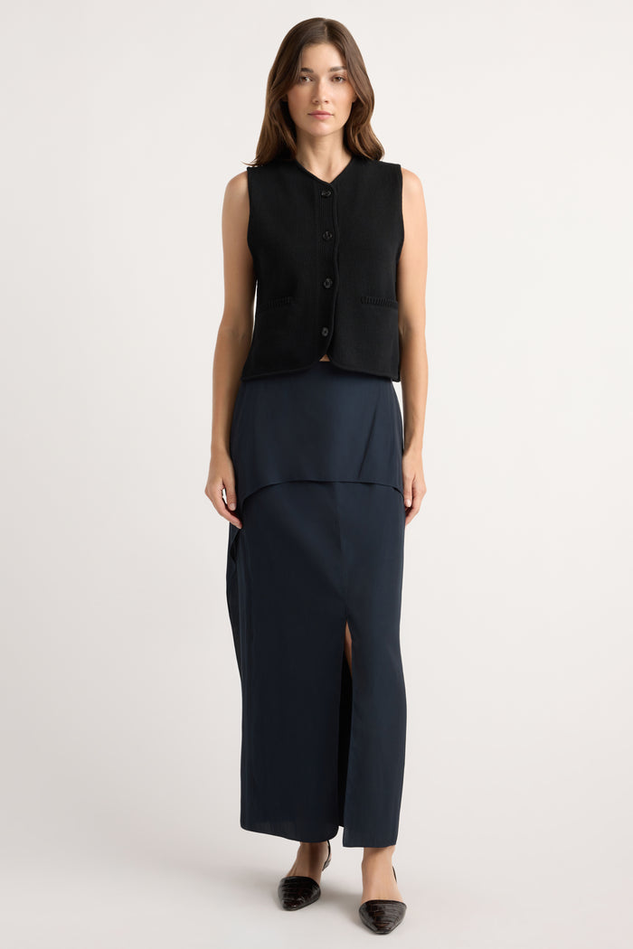 Renée | Elaine V-Neck Sweater Vest in Size Small
