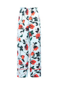 ELBA PAPERBAG PANT W PIPING - SM ROSEBUD FLORAL POWDER BLUE