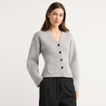 Renée | Elinor Organic Cotton Wool V-Neck Cardigan in Size Small