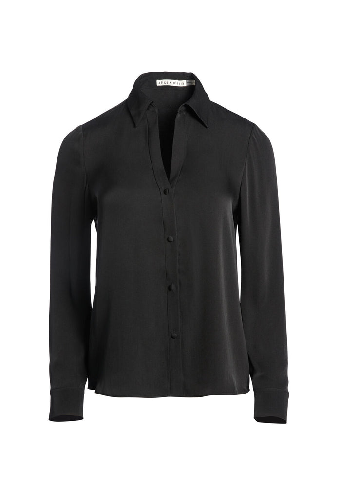 ELOISE BUTTON DOWN - BLACK