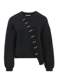 ELYSE PULLOVER WITH HARDWARE - BLK/SILVER