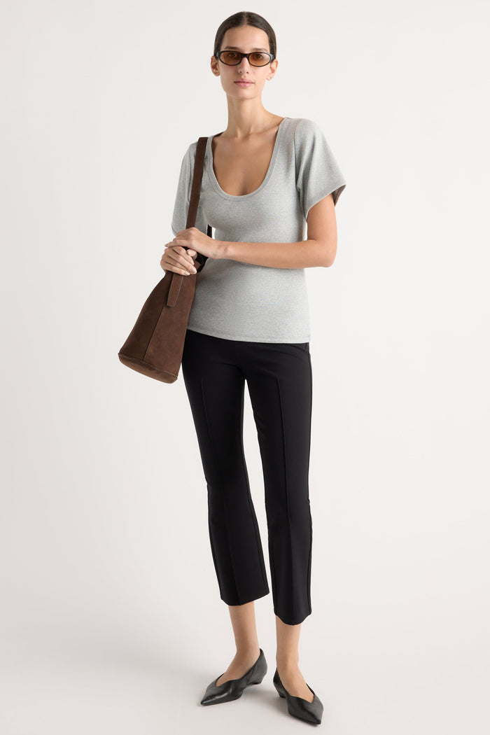 Karolina | Enzo Kick-Flare Ponte Stretch Pant in Size Extra Small