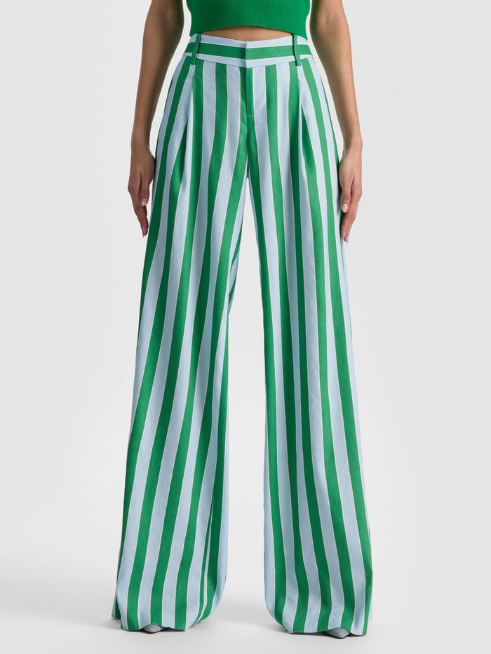 ERIC PANT - HRLOM STRIPE CROLNA BLU/GRN AP