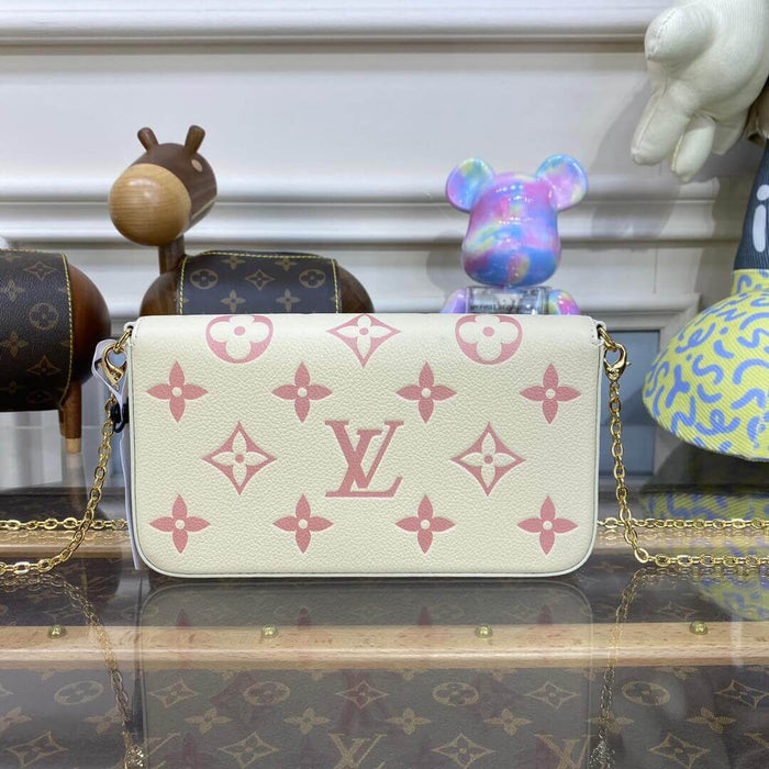 ESMEE Monogram Leather Pochette Felicie - LUV 445
