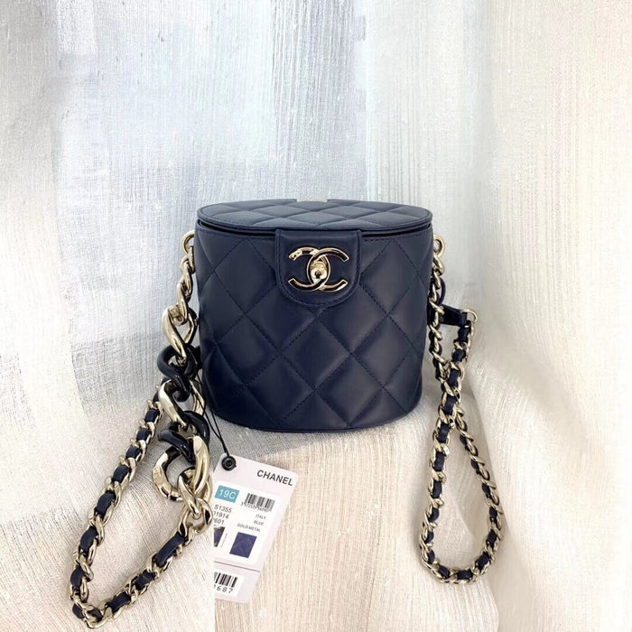 ESMEE Round Vanity Case Bag CHL - 751