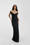 Evening Dress Women Elegant Maxi Fit Formal Look
