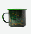 Evergreen Enamel Mug - The Great PNW