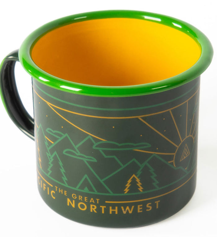 Evergreen Enamel Mug - The Great PNW