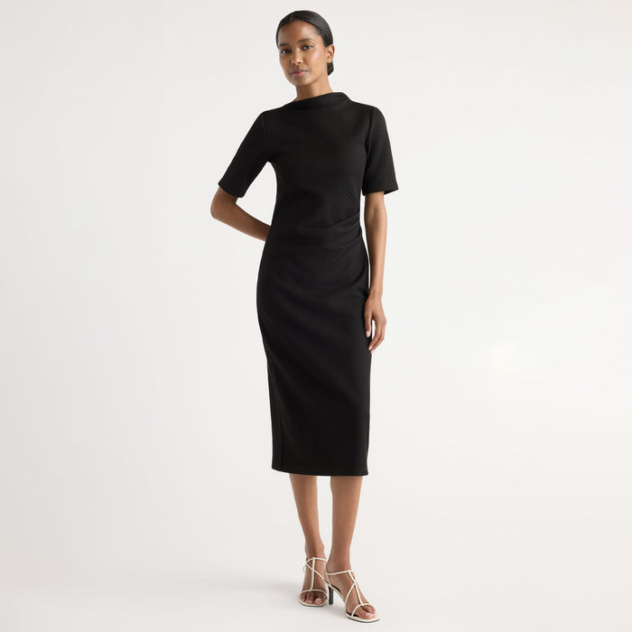 Isilda | Evie Ribbed-Knit Jersey Dress in Size Extra Small