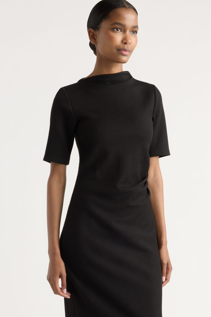 Isilda | Evie Ribbed-Knit Jersey Dress in Size Extra Small