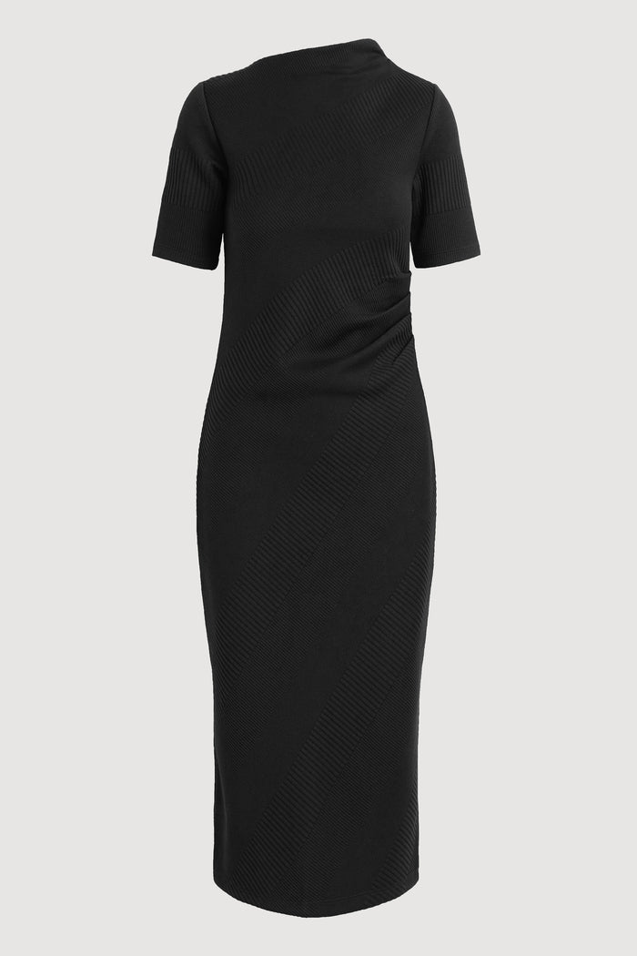 Isilda | Evie Ribbed-Knit Jersey Dress in Size Extra Small - Flat