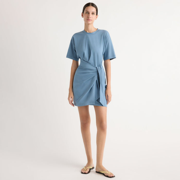 Karolina | Fallon Organic Cotton T-Shirt Wrap Dress in Size Extra Small
