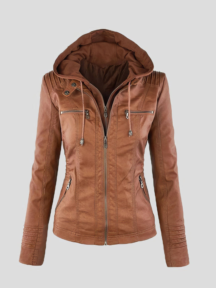 Faux Leather Jacket