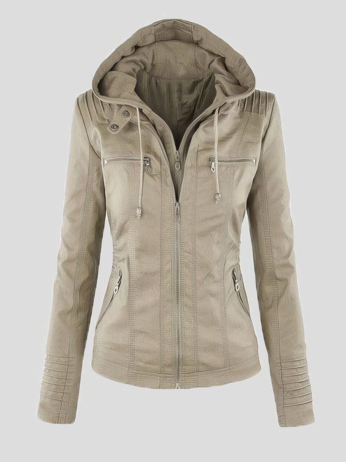 Faux Leather Jacket