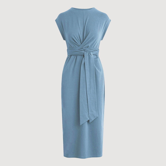 Fei Tie-Front Organic Cotton Dress (Petite)