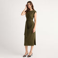 Fei Tie-Front Organic Cotton Dress