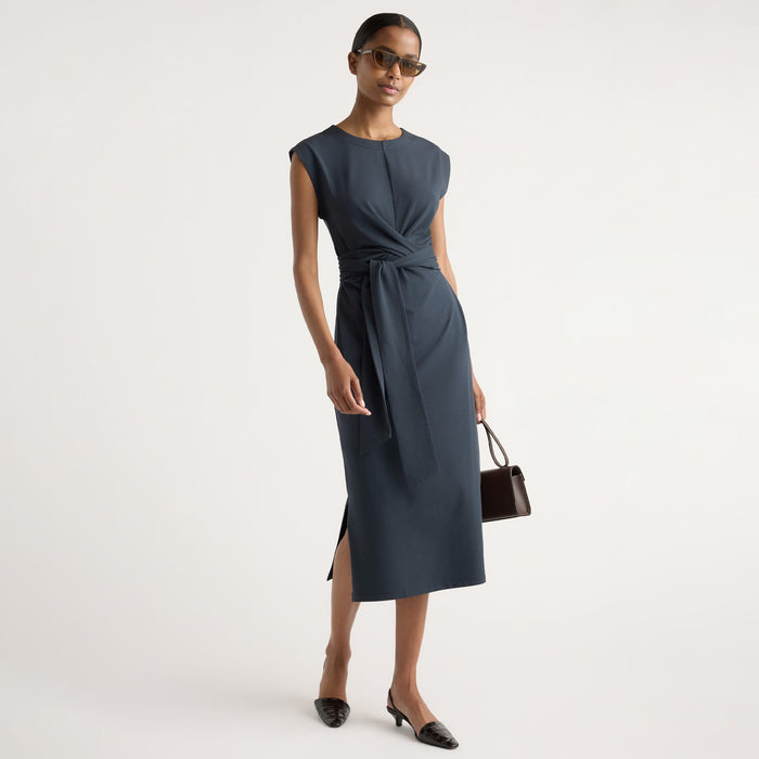 Isilda | Fei Tie-Front Organic Cotton Dress in Size Extra Small
