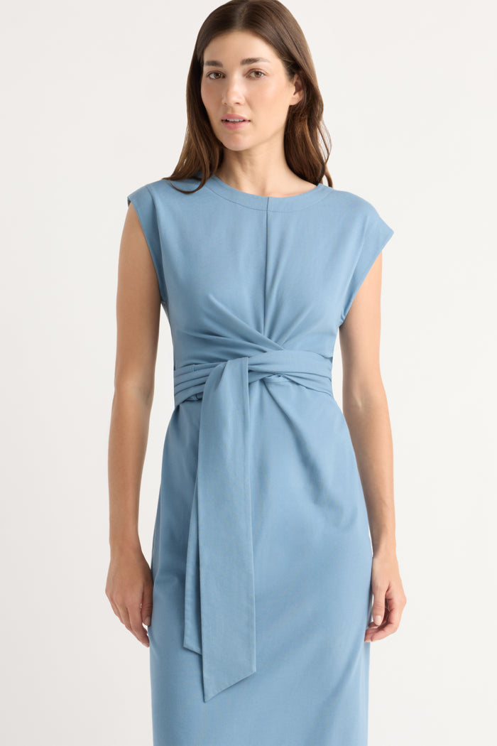 Renée | Fei Tie-Front Organic Cotton Dress in Size Small