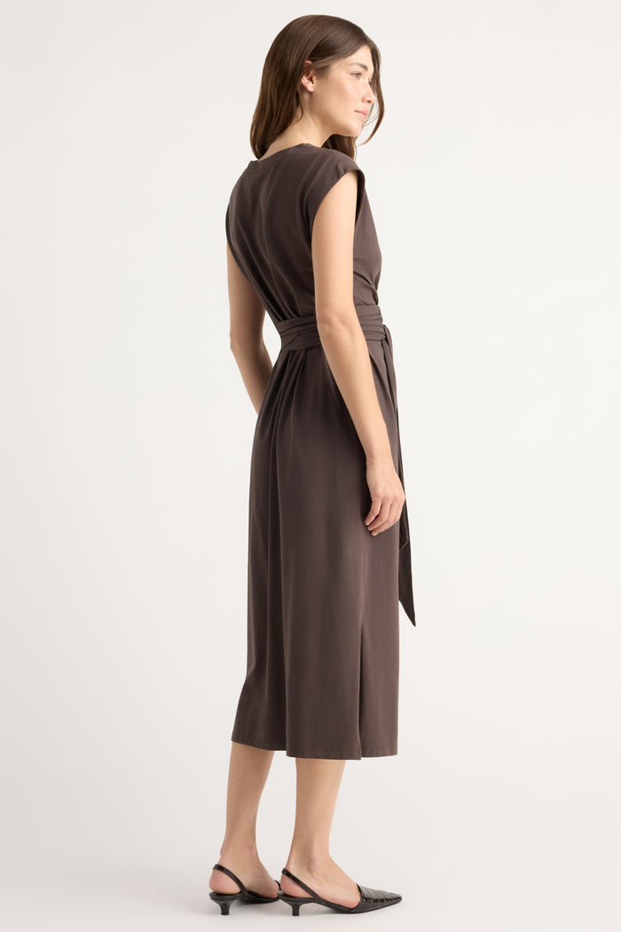 Renée | Fei Tie-Front Organic Cotton Dress in Size Small