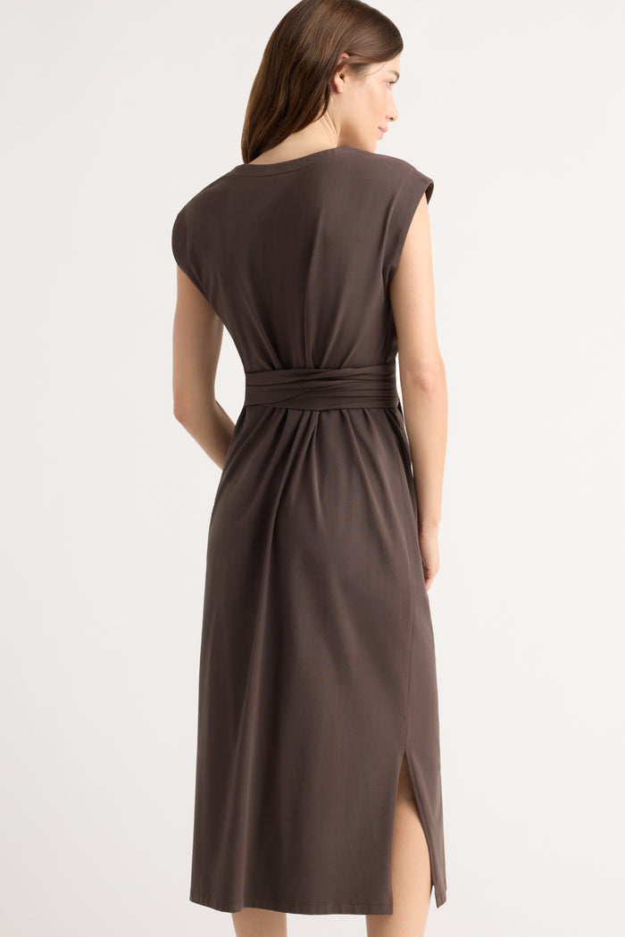 Renée | Fei Tie-Front Organic Cotton Dress in Size Small