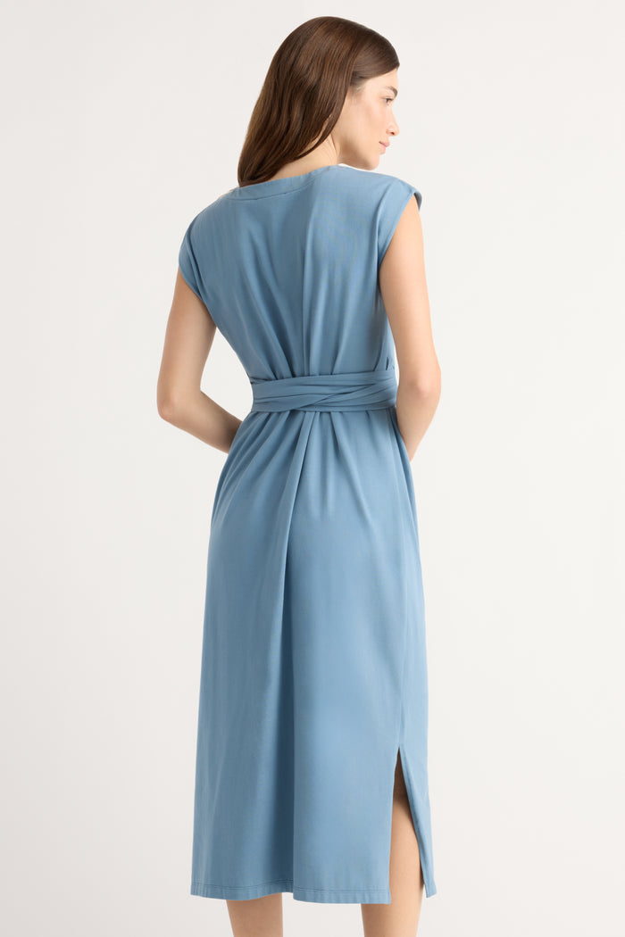 Renée | Fei Tie-Front Organic Cotton Dress in Size Small
