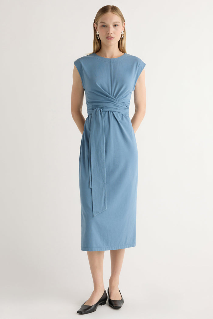 Jess | Fei Tie-Front Organic Cotton Dress in Size Small