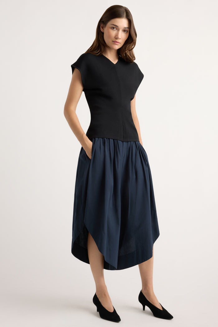 Renée | Finn Relaxed-Ruched Sweater Top in Size Small