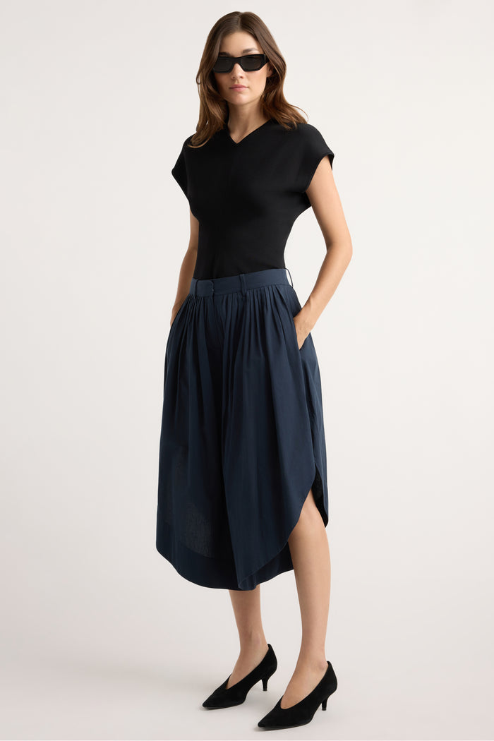 Renée | Finn Relaxed-Ruched Sweater Top in Size Small