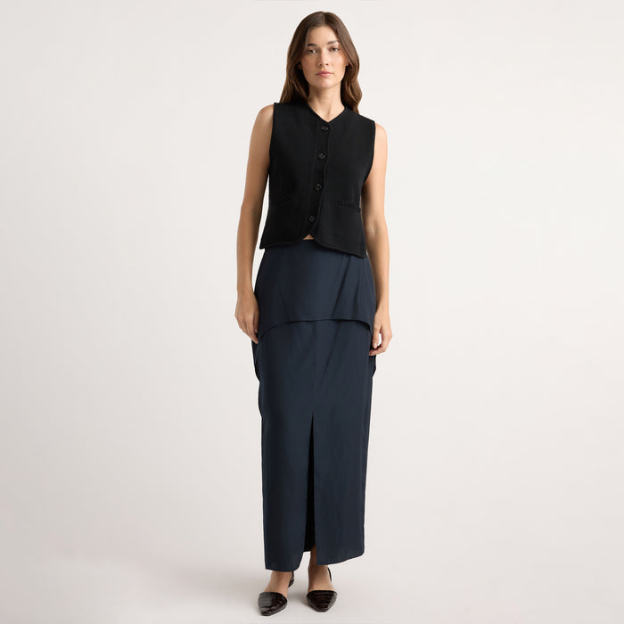 Renée | Fleur Layered Maxi Skirt in Size Small