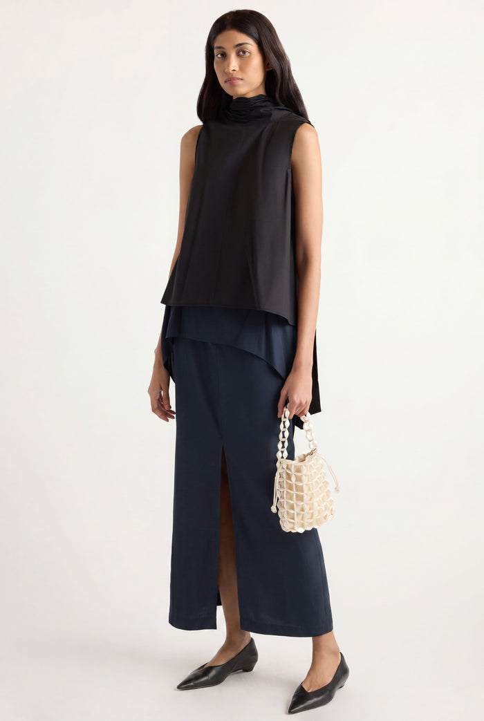 Arya | Fleur Layered Maxi Skirt in Size Small