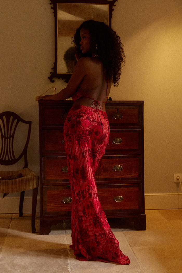 Fleurie Maxi Skirt in Rose