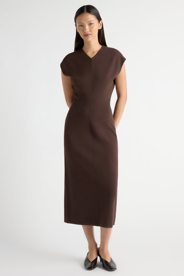 May-Li | Frida V-Neck Sweater Dress in Size Small