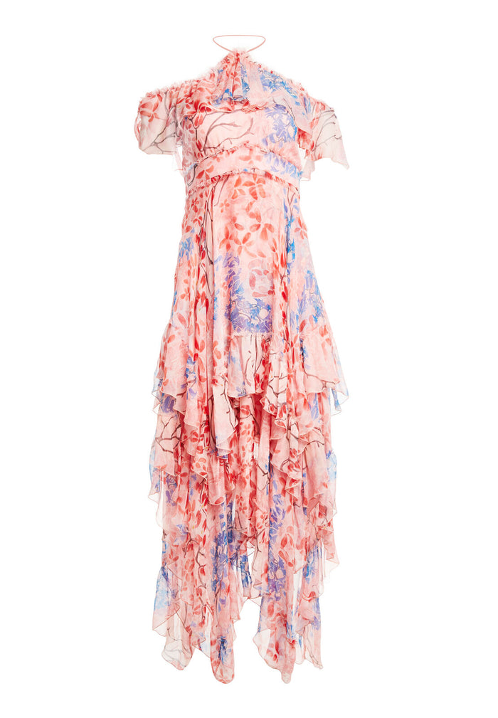 GALINA CLD SHLDR HNDKRCHF MAXI - LOLA FLORAL