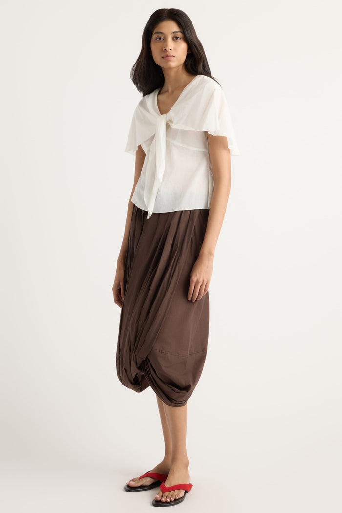 Arya | Geneva Layered V-Neck Blouse in Size Small