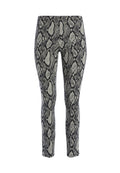GLORIANE SNAKE SKIN PANT - BLACK/MULTI