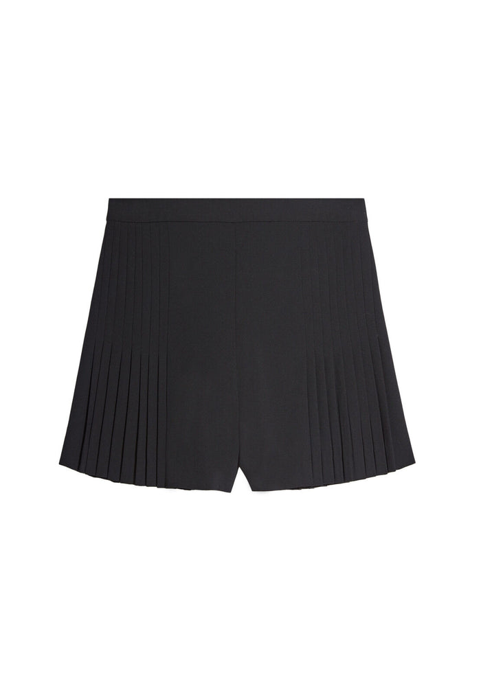GRAHAM HW SIDE PLEAT SHORT - BLACK