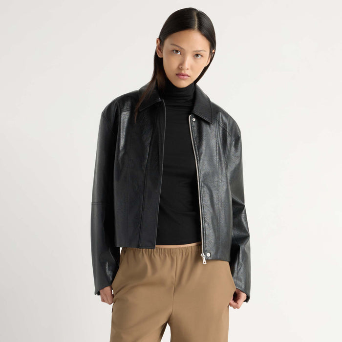Halle Vegan Leather Jacket