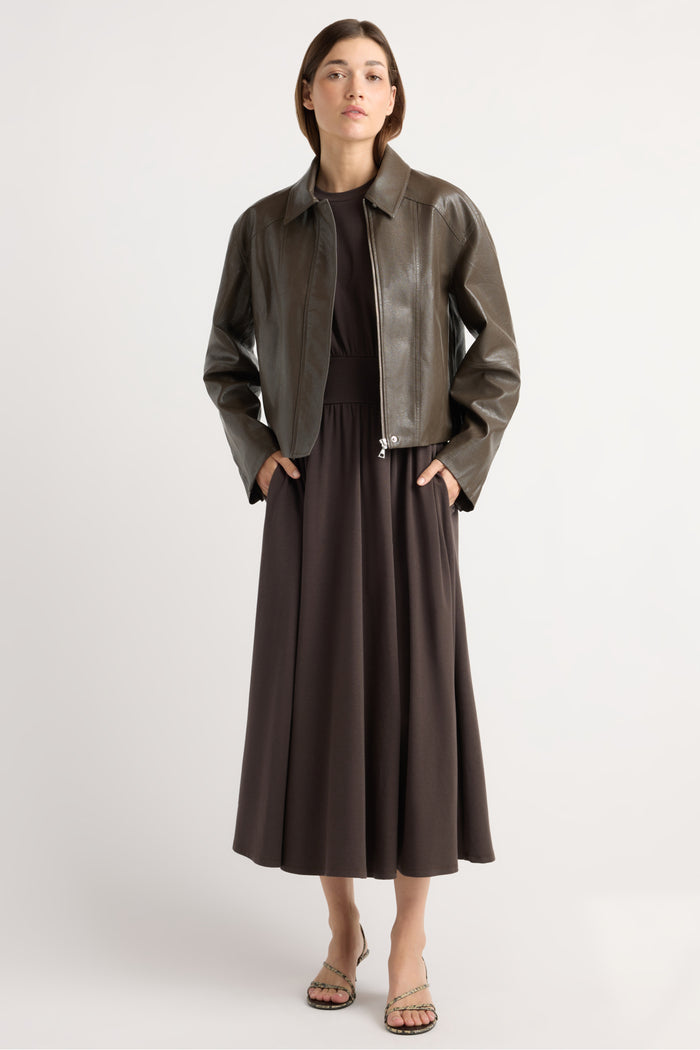 Renée | Halle Vegan Leather Jacket in Size Small