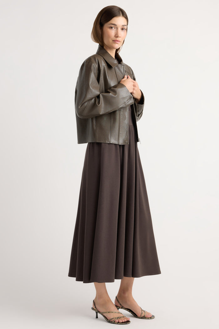 Renée | Halle Vegan Leather Jacket in Size Small