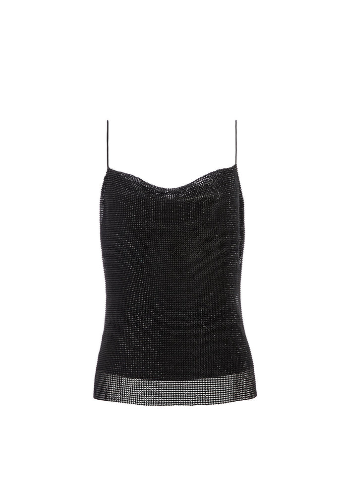 HARMON CRYSTAL TANK - BLACK/CHAINMAIL