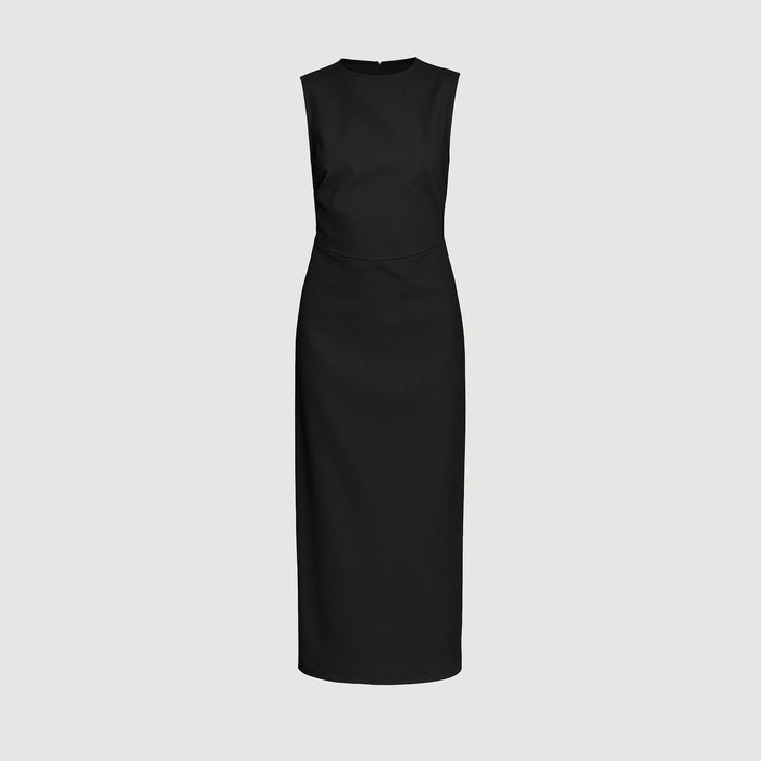 Inari Cotton Twill Boat-Neck Dress (Petite)
